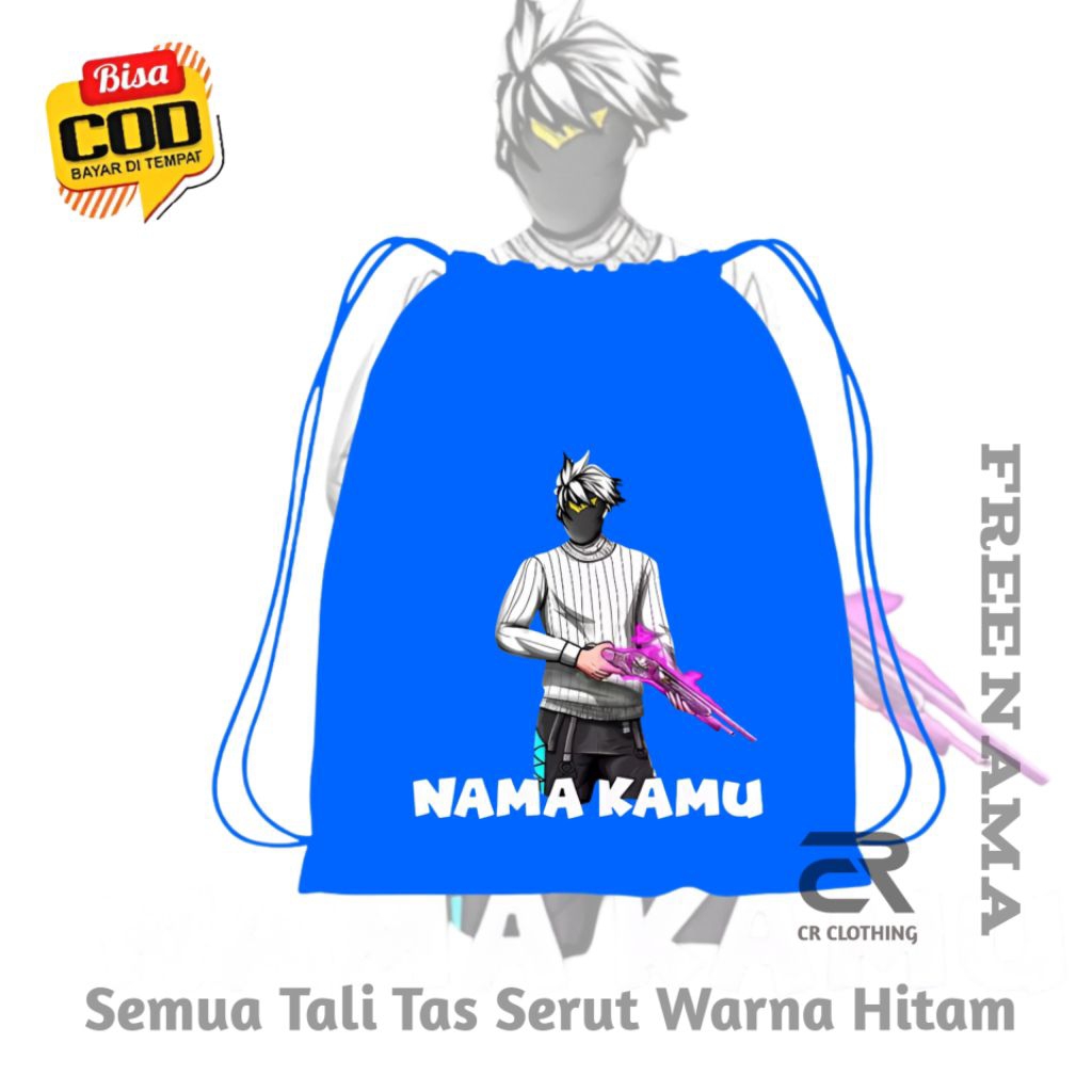 FF FREE FIRE String Bag สําหรับเด็กชายและเด็กหญิง