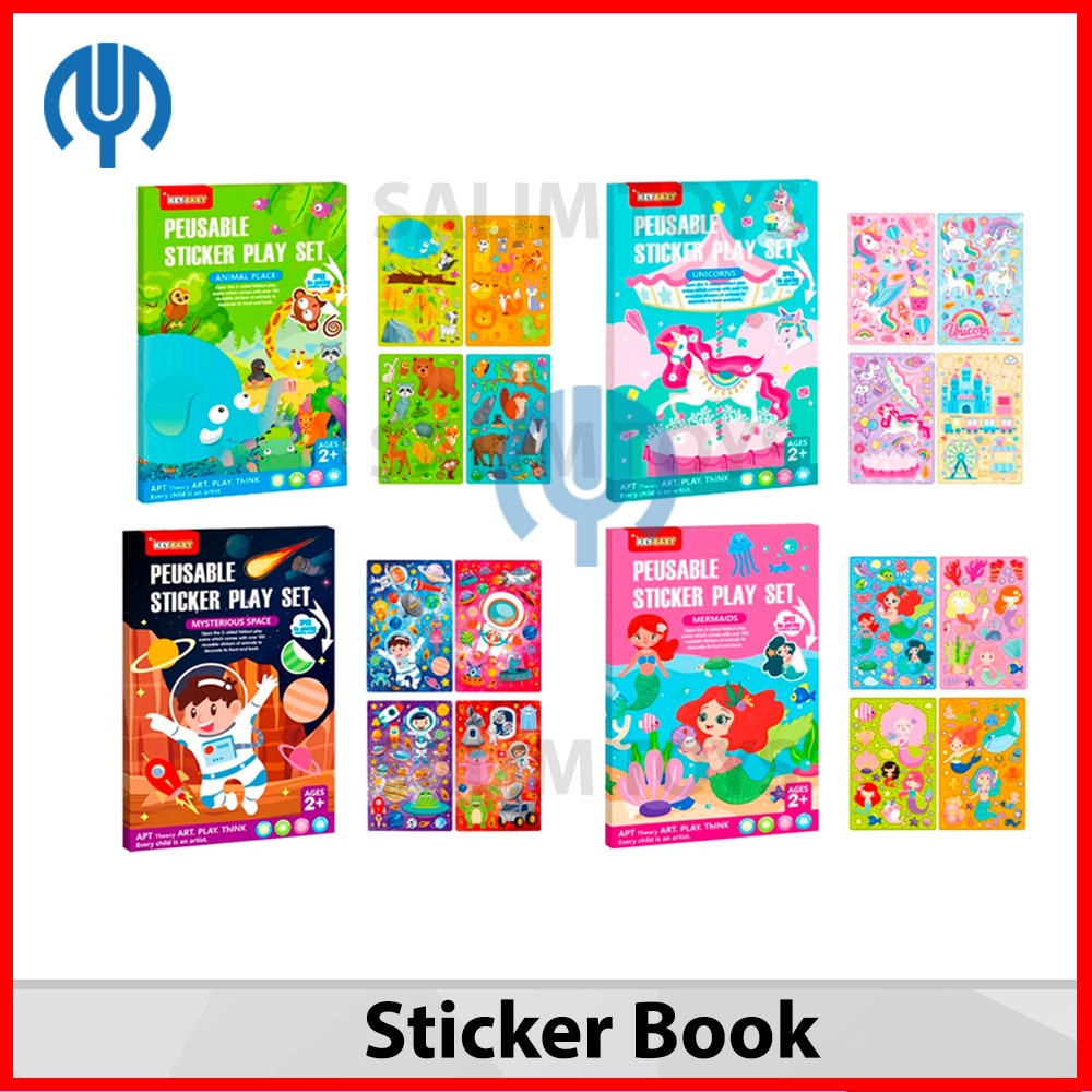 CHRISTMAS GIFT CHARACTER STICKER BOOK STICKER BOOK STICKED