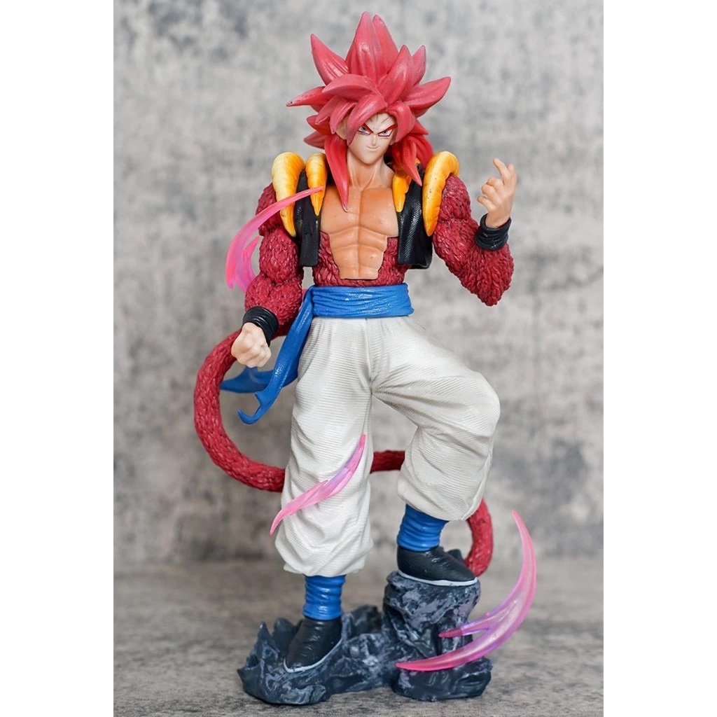 Dragon Ball Super Saiyan 4 Gogeta ขนาดใหญ่รูป 25 ซม.Dragon Ball Z ตัวเลขการกระทํา Super Saiyan 4 Gog