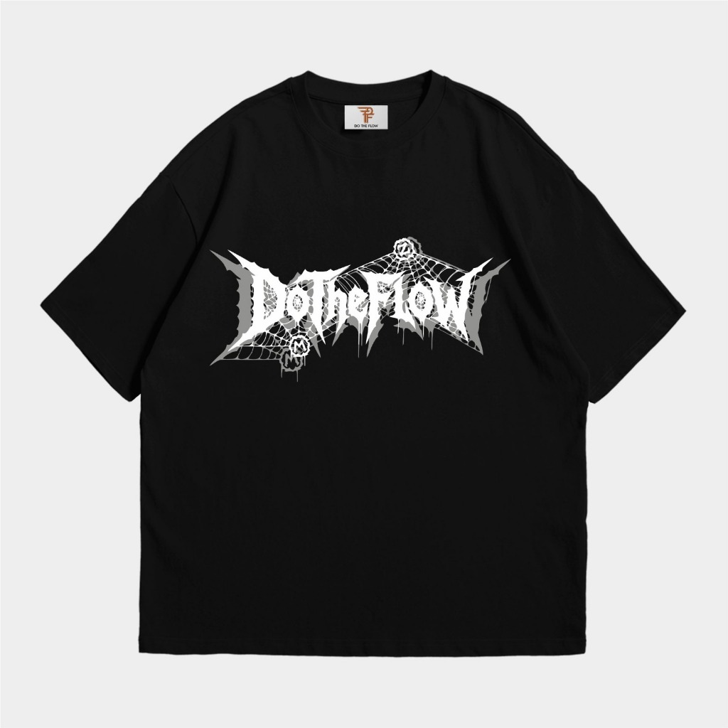 Do The Flow Boxy เสื้อยืด Oversize Too Young To Be So SAD Black Unisex 200 แกรม