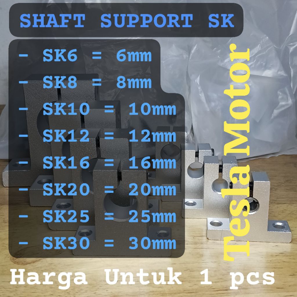 แกนเชิงเส้นรองรับ sk6 sk8 sk10 sk12 sk16 sk20 sk25 sk30 ที่ยึดขายึด 3d Cnc เครื่องพิมพ์