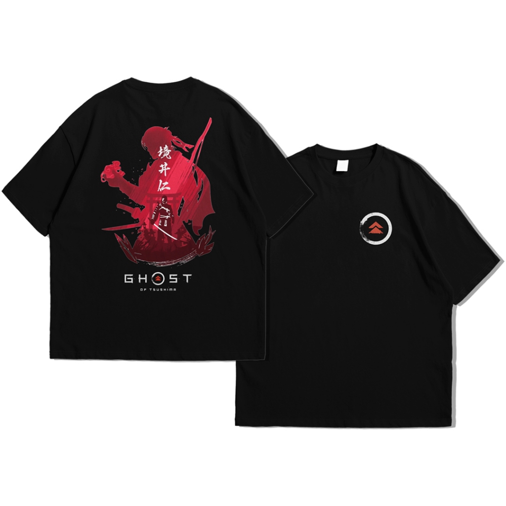 เสื้อยืด เกมโอเวอร์ไซส์ Ghost of Tsushima GOT Jin Sakai