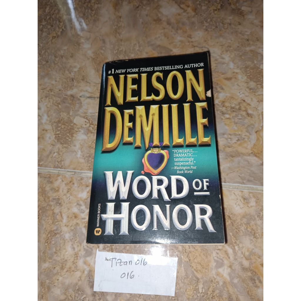 หนังสือ Nelson DeMille - คําแห่งเกียรติ์