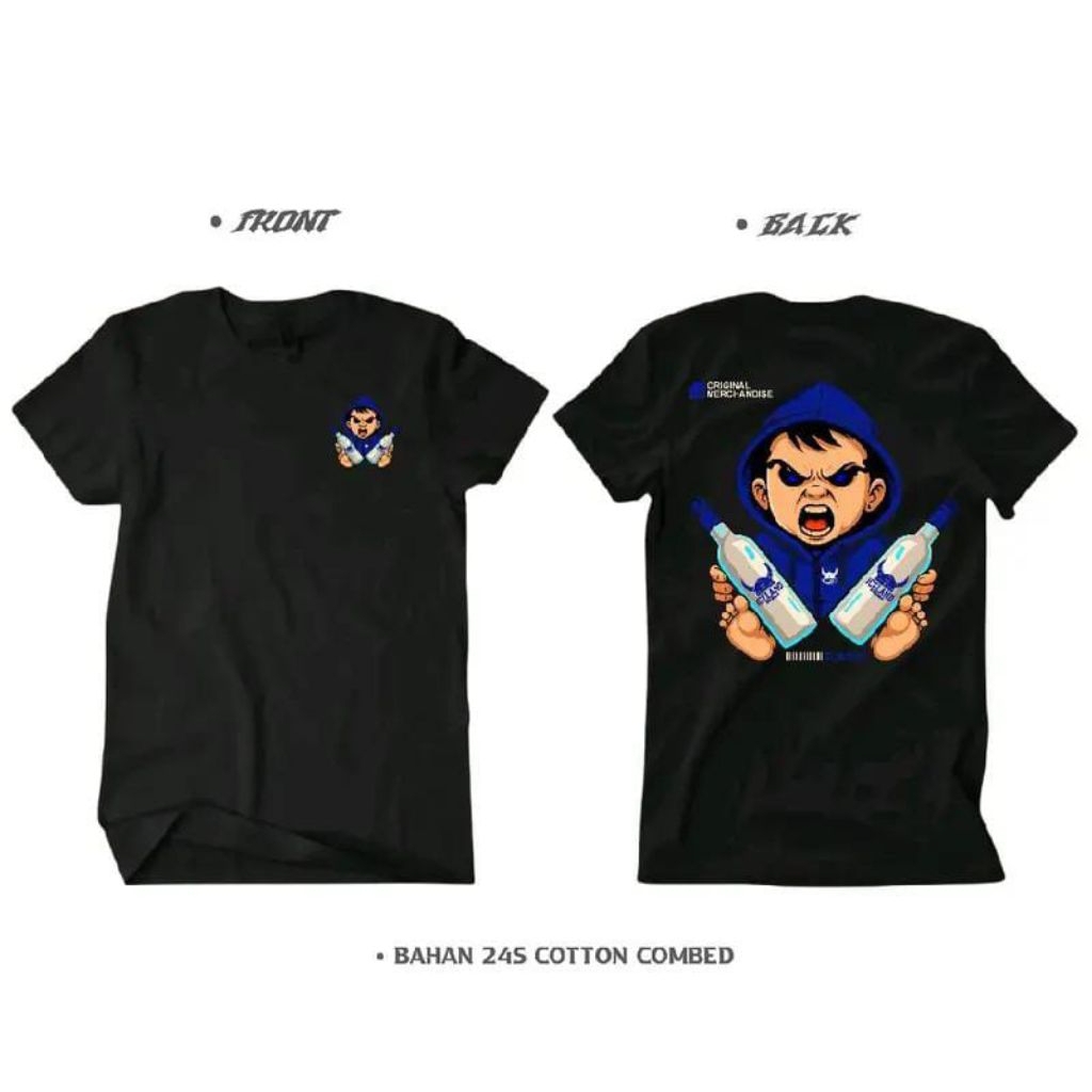 เสื้อยืด Baby Iceland วอดก้า / เสื้อ Baby Iceland วอดก้า Distro / เสื้อผ้าผู้ชายและผู้หญิง / ท็อปส์ซ