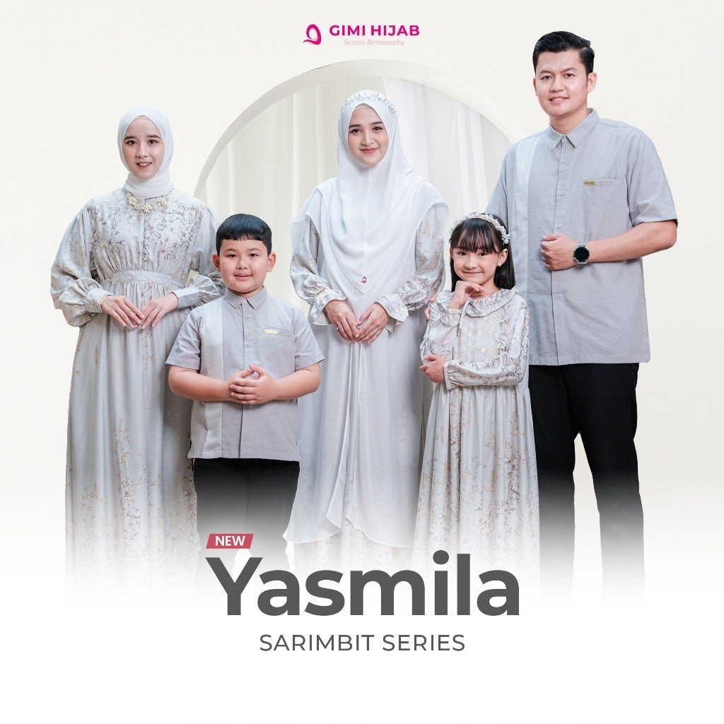 GIMIHIJAB - SARIMBIT EID 2026 YASMIILA SERIES - Srimbit Couple Family Eid 2026