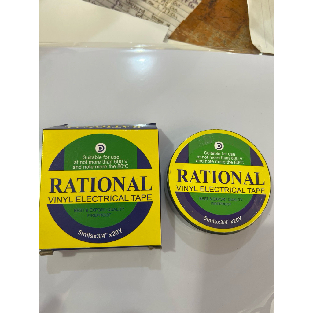 RATIONAL BRAND ELECTRICAL INSULATION 5mlsx3/4x20 y