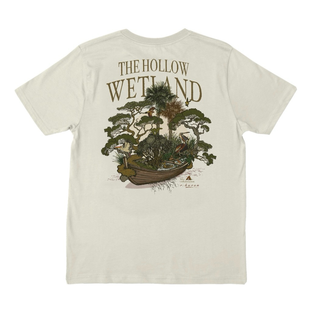 เสื้อยืด HOLLOW WETLAND โดย R.KARSN x DISCOVER STUDIO