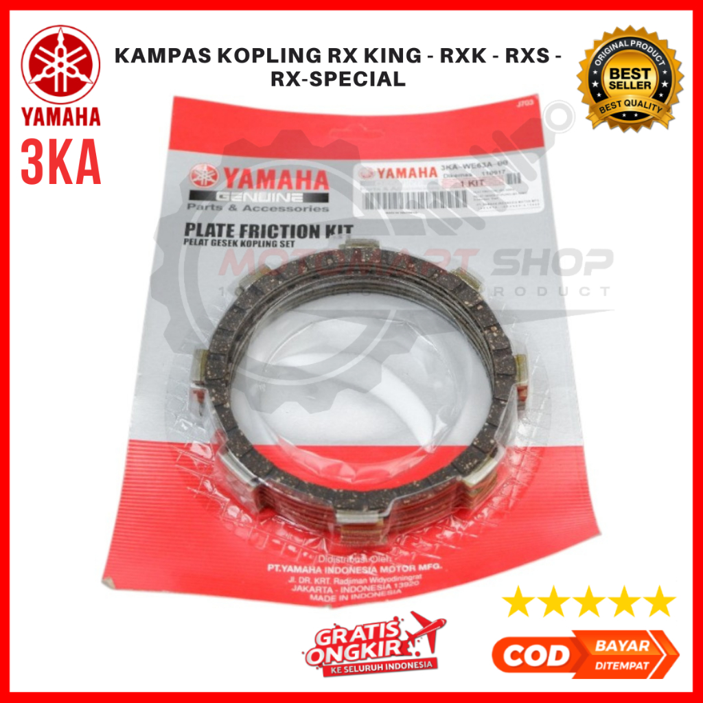 แผ่นคลัช RX King ดั้งเดิม / ชุดแผ่นคลัช RX King - RXK - RXS - RX-Special - 3KA-WE63A-00