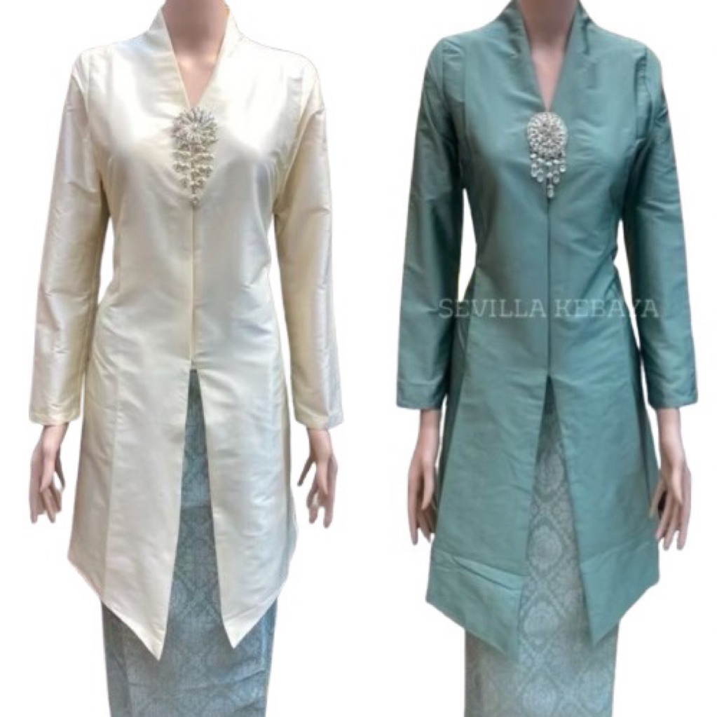 ด้านบนเฉพาะเสื้อมาเลย์ Kebaya งานแต่งงานสมัยใหม่ Kebaya