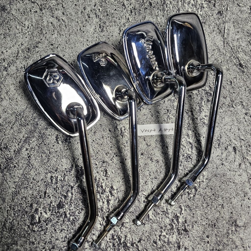VESPA VBB SUPER SPRINT STAB MIRROR ORIGINAL DETAILS VESPA VBB RIGHT MIRROR
