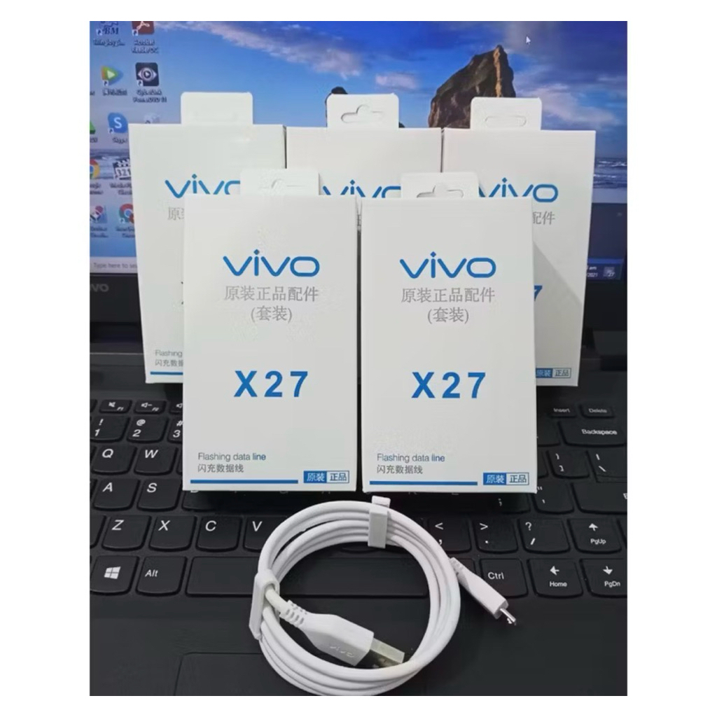 Vivo X27 Fast Charging Micro USB x27/V7/9v 2a/V5s V5 Lite V3 V11 V7 V7plus V5s V5 สายชาร์จข้อมูล
