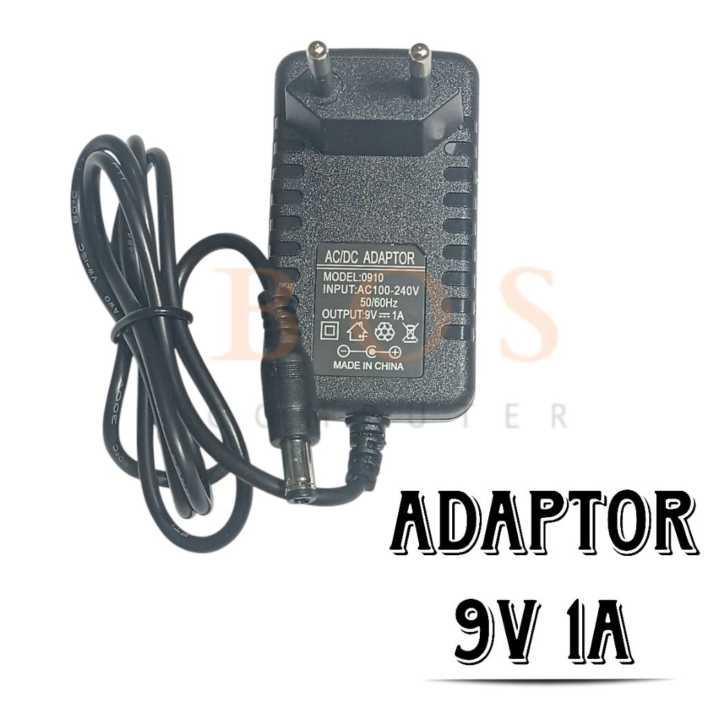 9V 1A ADAPTER สําหรับกล้องวงจรปิดโมเด็ม