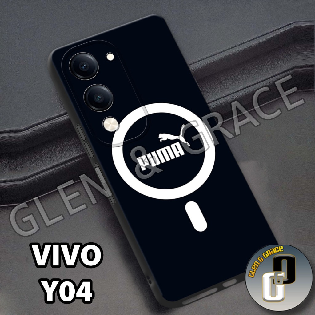 HP G55 - softcase procamera vivo y04 - vivo y04s วัสดุยางเคสแฟชั่น motif แม่เหล็กล่าสุด - ตัวป้องกัน