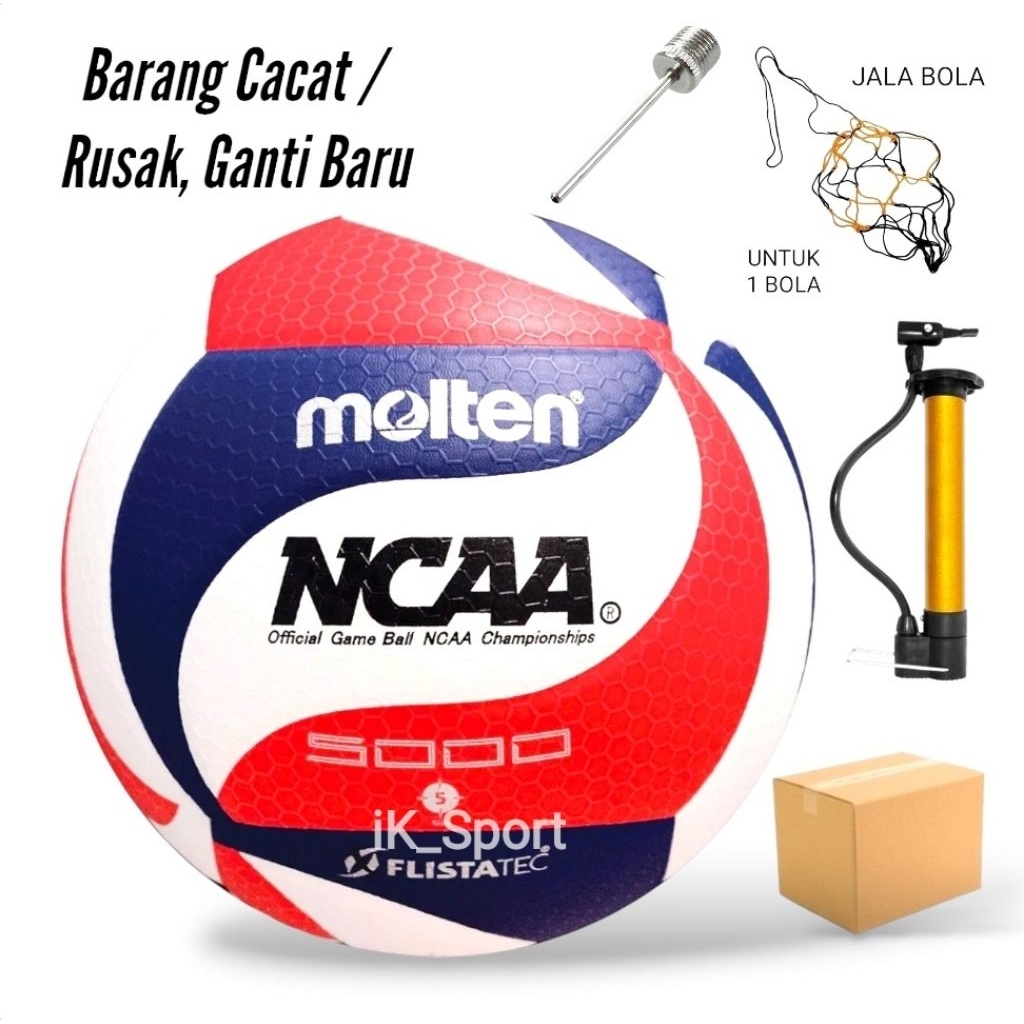 Molten NCAA วอลเลย์บอลแท้ ขนาด 5. วอลเลย์บอล . Volleyball