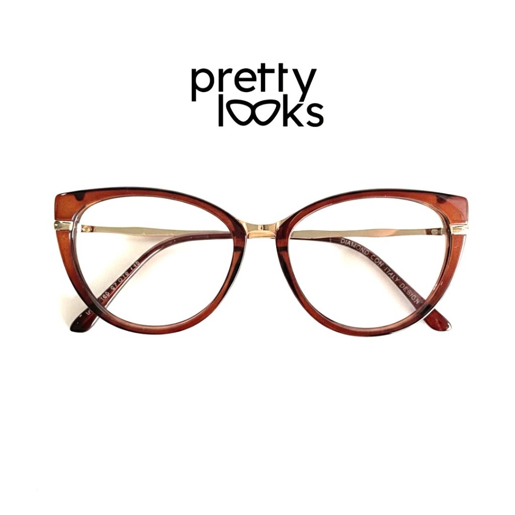 กรอบแว่นตา CLARISA PREMIUM - คอนแทคเลนส์มาตรฐานขอ - Minus/Cyl/Normal - DIAMOND WII-166