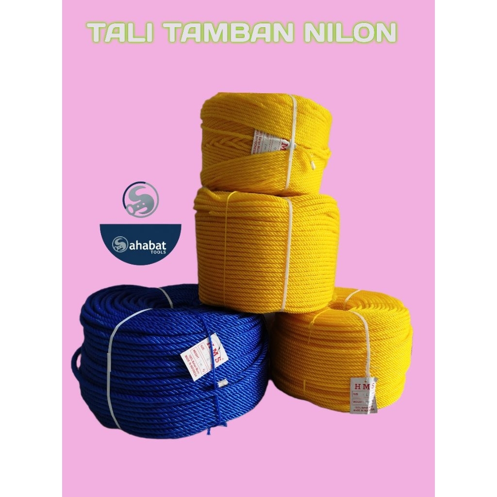 ราคาต่อเมตรของ PE ROPE NYLON ROPE 4MM, 6MM, 8MM, 10MM, 12MM