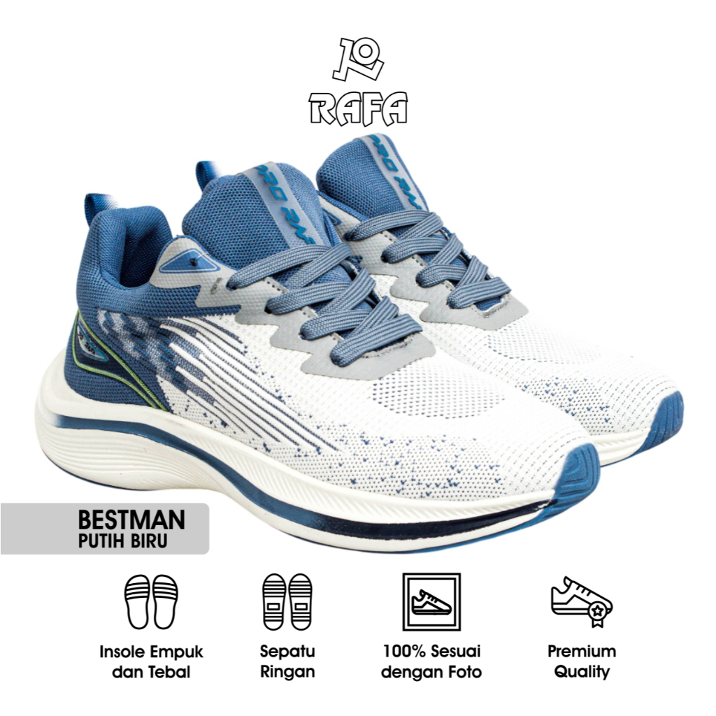 Rafa Bestman sneakers - รองเท้าผ้าใบลําลอง Unisex รองเท้า Rafa อินโดนีเซีย