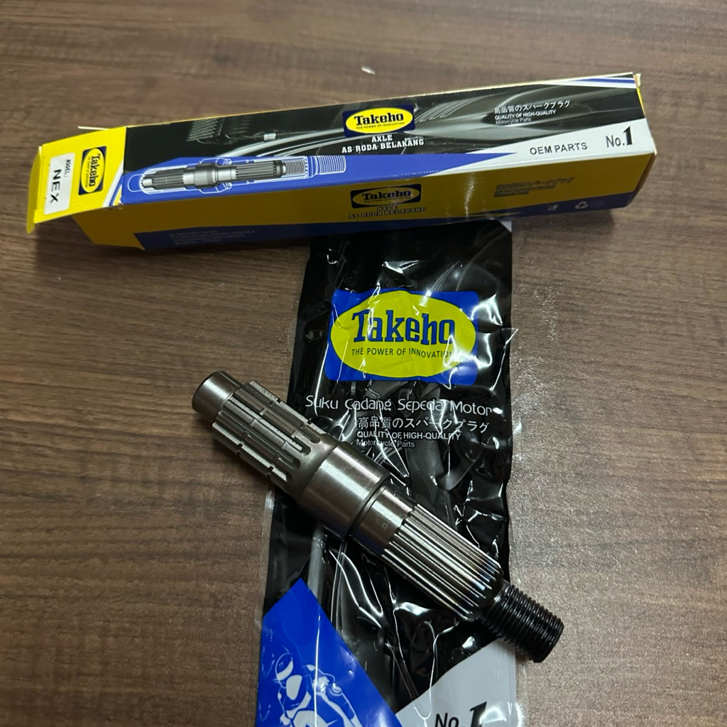 TAKEHO NEX ด้านหลัง AXLE AXLE DRIVE DRUM AUTOMATIC AXLE PULLY MOTOR 1 2 II I LETS GARAGE ADDRESS