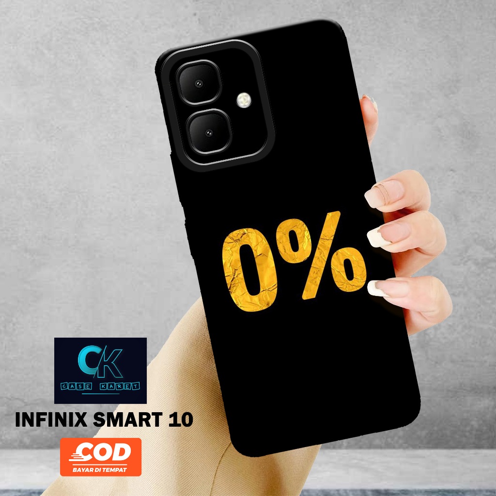 เคส HP ล่าสุด Infinix Smart 10 - เคสแฟชั่นพร้อมคํา - เคสยาง - เคสโทรศัพท์ Infinix Smart 10 ล่าสุด - 