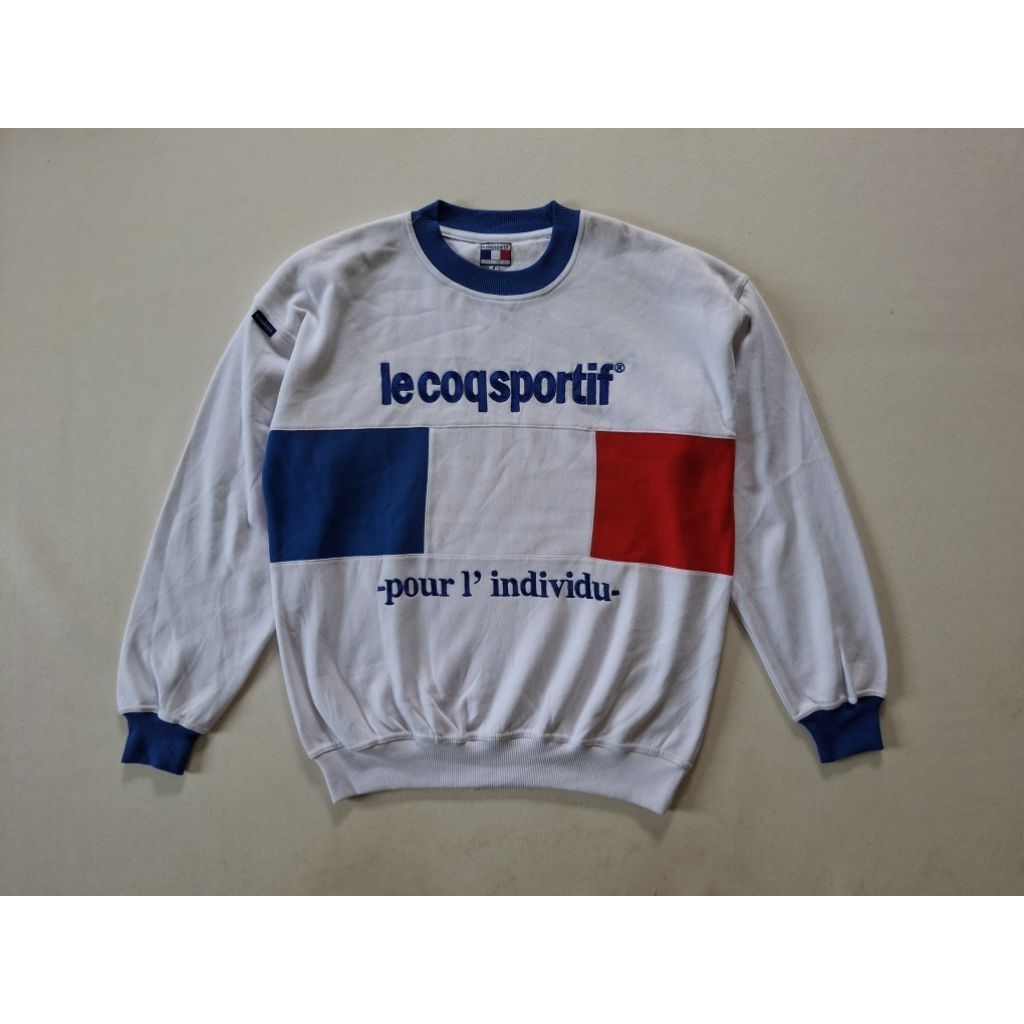 CREWNECK SWEATSHIRT LE COQ SPORTIF FRANCE FLAG