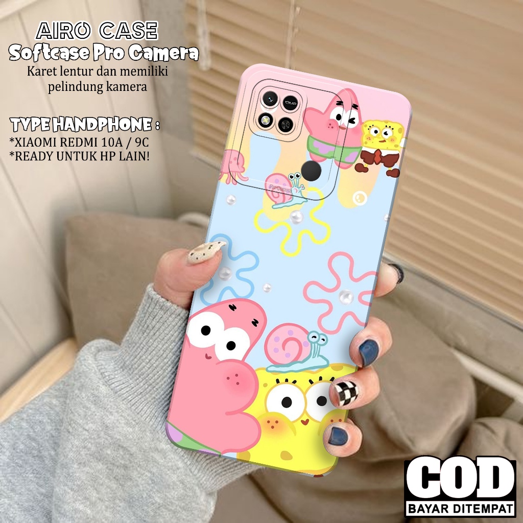เคส HP ล่าสุด Xiaomi Redmi 10A/ 9C - เคส Xiaomi Redmi 10A/ 9C Softcase - เคสแฟชั่นการ์ตูน - เคส Xiao