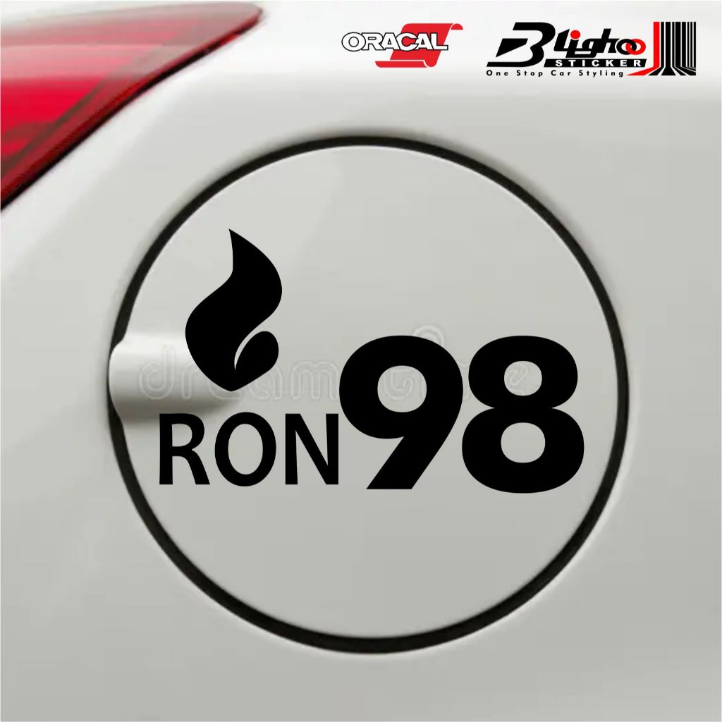 BLIGHOO - CUTTING STICKER CAR TANK RON 98 สติกเกอร์รถ VARIATIONS COOL UNIQUE QUALITY