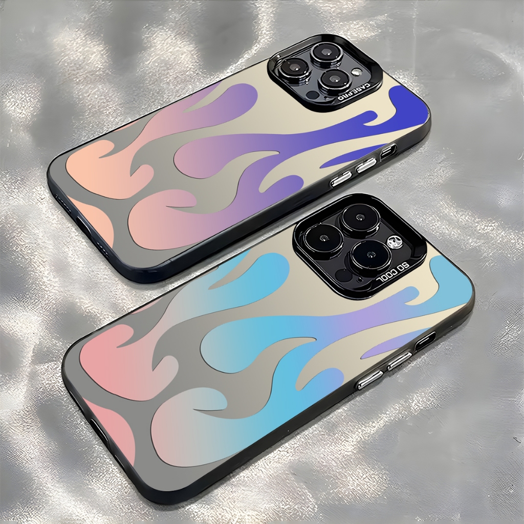 TS CODE PREMIUM MATTE HARD CASE ANTISHOCK CASING HP AESTHETIC CUTE FIRE CASE สําหรับ XIAOMI REDMI 15