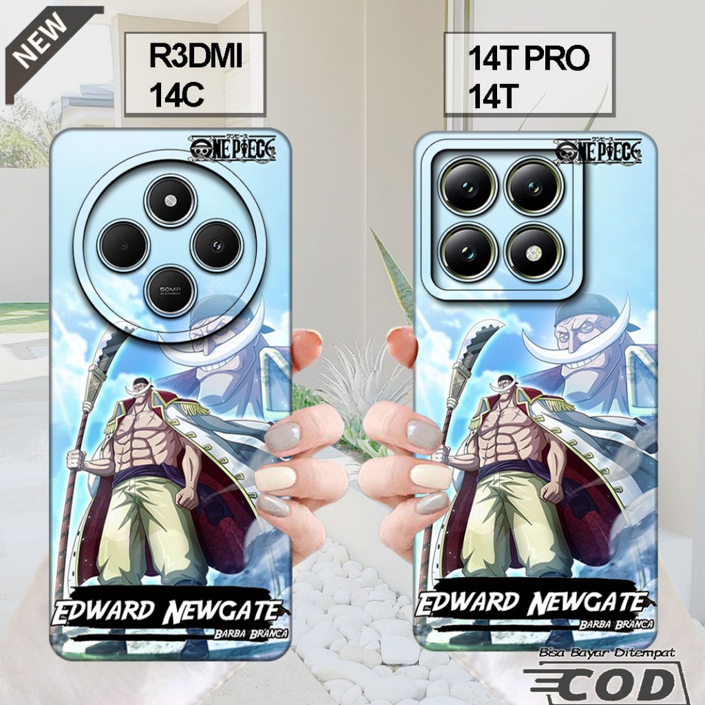 เคส XIAOMI REDMI 14C - เคส XIAOMI 14T - เคส XIAOMI 14T PRO _ปลอกซิลิโคนยืดหยุ่นใสสีดํา