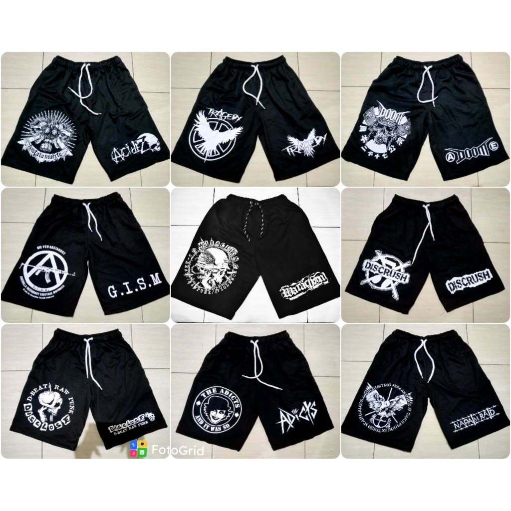 กางเกง PUNK BAND MENSHORT | PUNK BAND COLOR