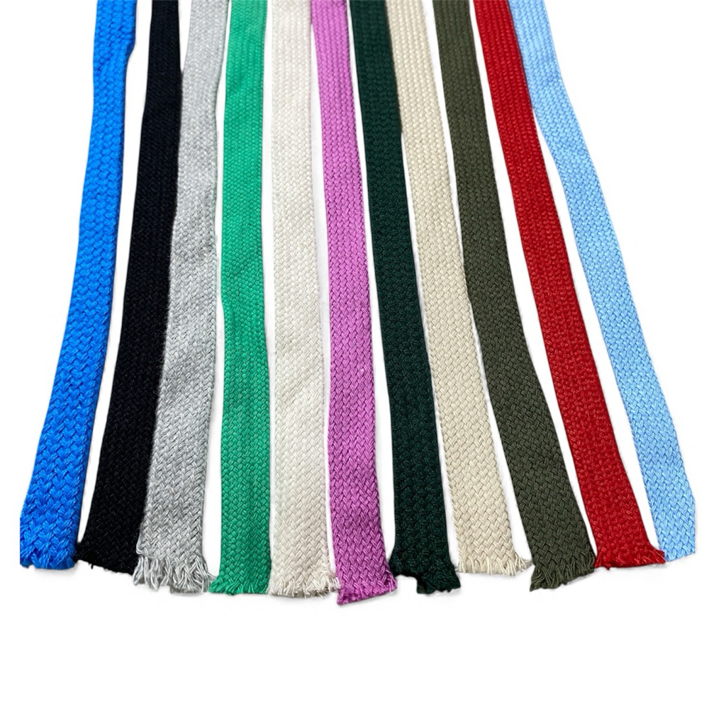 KATUN เชือกฝ้ายกว้างระดับพรีเมียม - เหมาะสําหรับสายรัดกางเกง สายรัดฮู้ด และสายรัดเครื่องประดับแฟชั่น