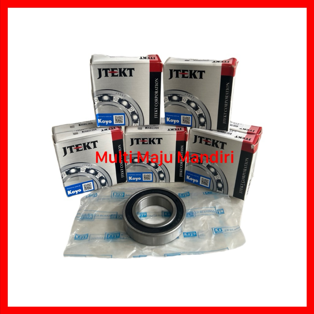 แบริ่ง Koyo 6007 2RS Made in Japan (ฝาครอบยาง)