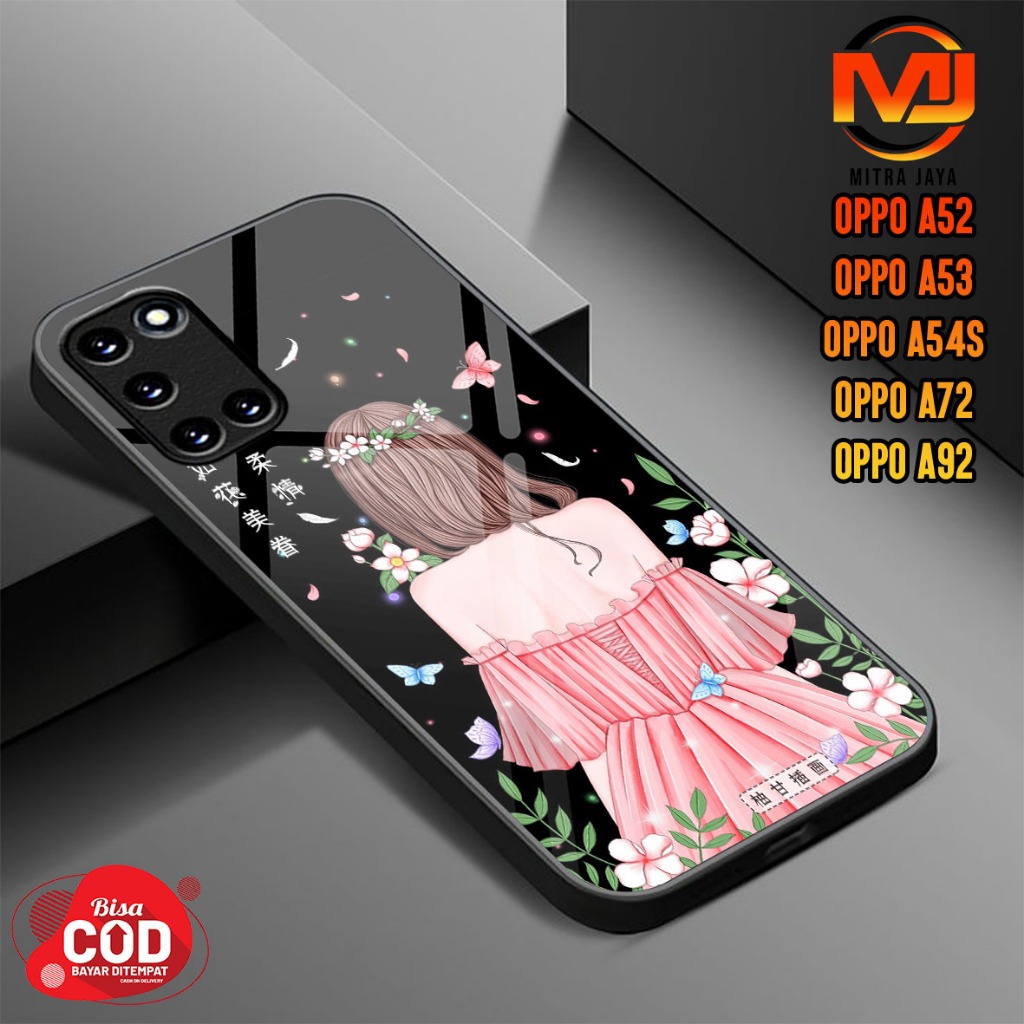 OPPO A52 / A53 / A54S / A72 / A92 Case - Mitra Jaya - Fashion Case Girls Casing Hp Case Softcase Har