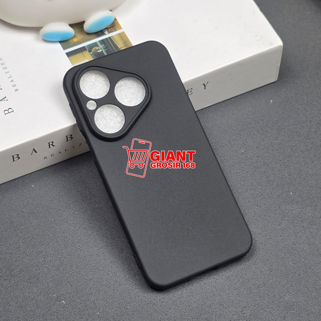 HUAWEI PURA 80 HUAWEI PURA 80 ULTRA HUAWEI PURA 80 PRO CASE MACAROON สีดํา SILICON สีดํา HUAWEI PURA