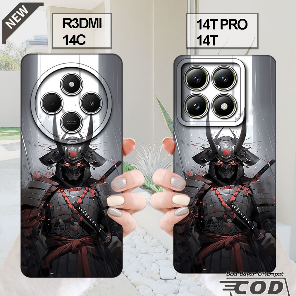 เคส XIAOMI REDMI 14C - เคส XIAOMI 14T - เคส XIAOMI 14T PRO _ปลอกซิลิโคนยืดหยุ่นใสสีดํา