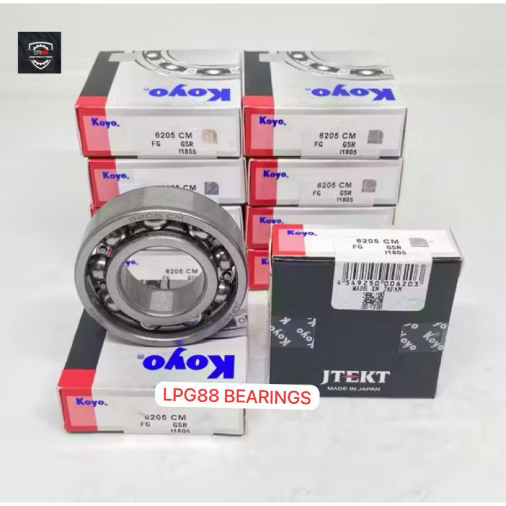 BEARING 6205 CM KOYO เปิด 6205 ซม. พร้อมฝาปิด