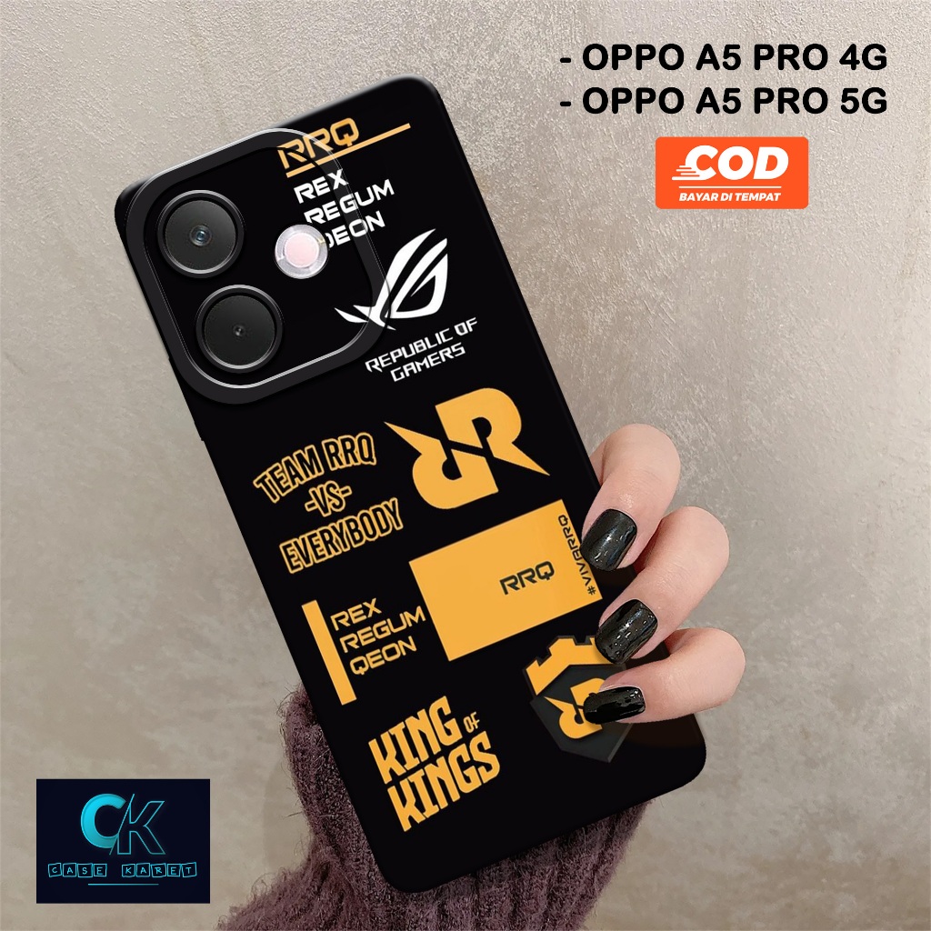 HP เคส OPPO A5 PRO 4G / A5 PRO 5G 2025 - เคสสําหรับเล่นเกมแฟชั่น - เคสยาง - เคส OPPO A5 PRO 4G / A5 