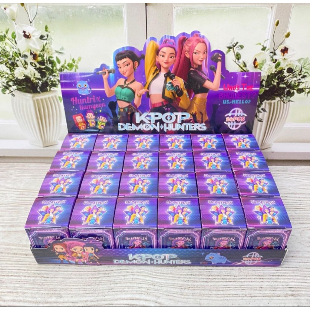 GANTUNGAN พวงกุญแจกล่องตาบอด Demon Hunter พวงกุญแจ K-Pop Demon Hunter พวงกุญแจ Viral