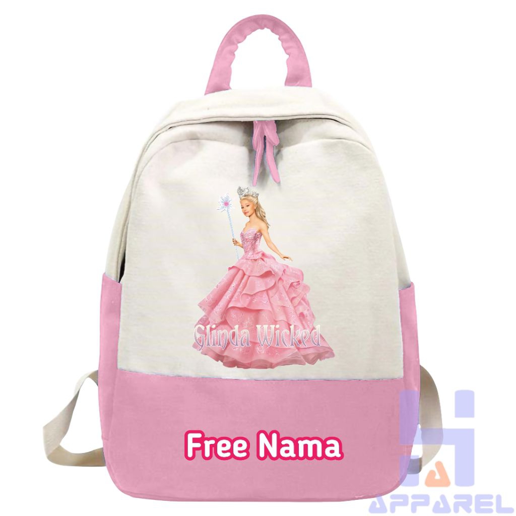 GLINDA WICKED CHARACTER CHILDRENS BACKPACK ฟรีชื่อ
