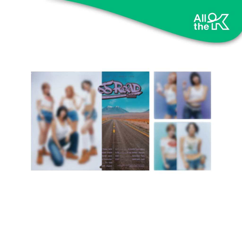 KISS OF LIFE - L HOLDER & POSTER SET - 1ST WORLD TOUR - KISS ROAD IN SEOUL