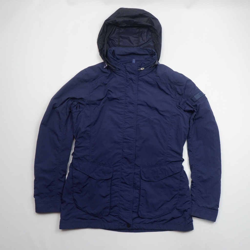 WESTWOOD Hooded Technical Field Jacket - Deep Navy Blue - Preloved