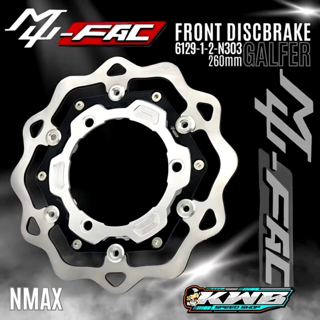 แผ่นดิสก์ Galfer Mufac 260mm Nmax / Aerox