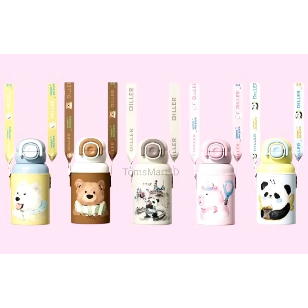 DILLER D9241 แก้วน้ําตัวอักษรสําหรับเด็ก 520 ML สแตนเลส 316