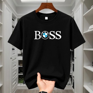 kaos COD 24S Katun 100% BO-SS Kaos pasangan merek tren kaos pria model dasar kaos santai kaos pria dengan cetakan terbaru musim ini grosir kaos pria 100% katun berkualitas asli lengan pendek