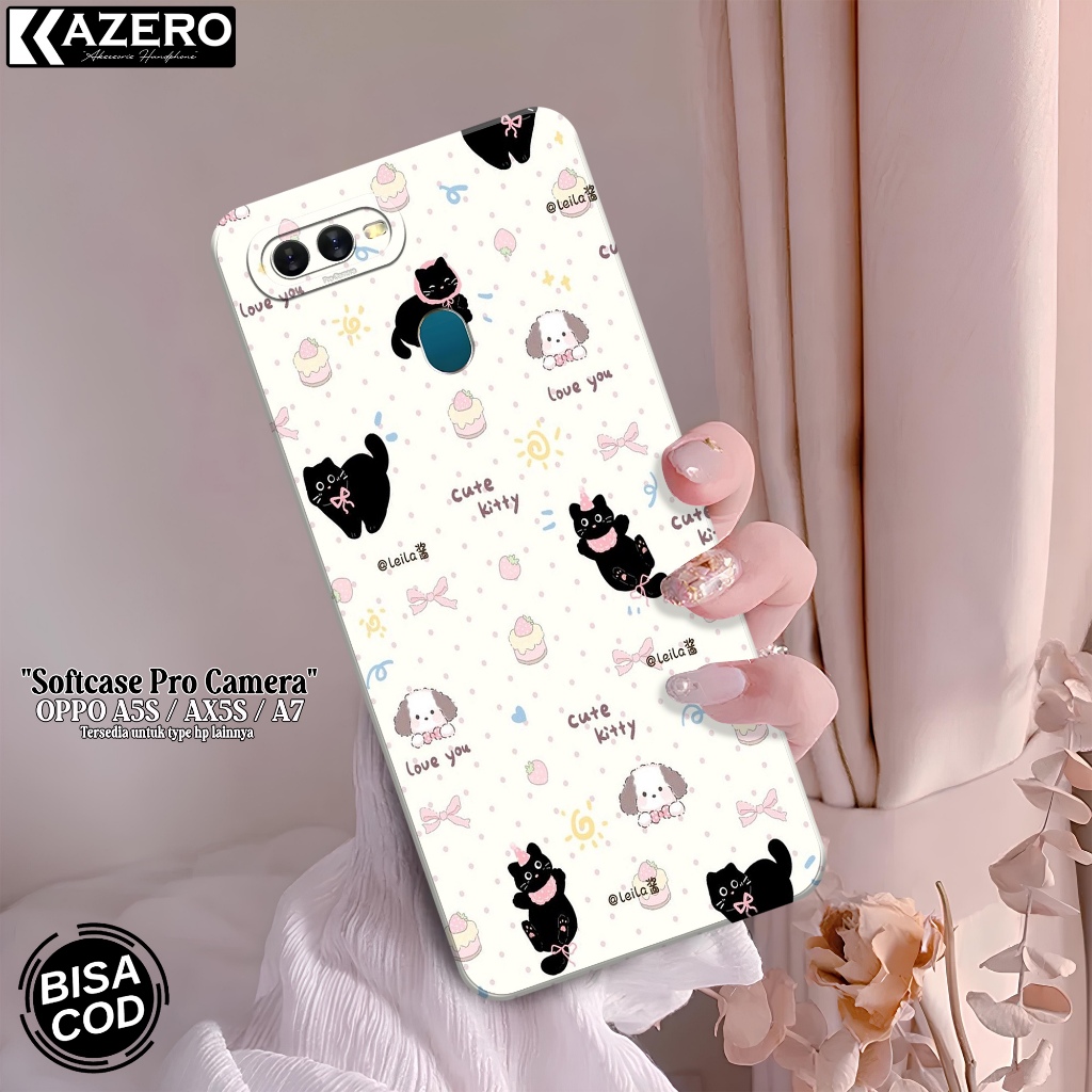 OPPO A5S AX5S A7 แฟชั่นล่าสุดกรณีการ์ตูน Softcase OPPO A5S AX5S A7 ซิลิโคน Pro ปลอกกล้อง OPPO A5S AX