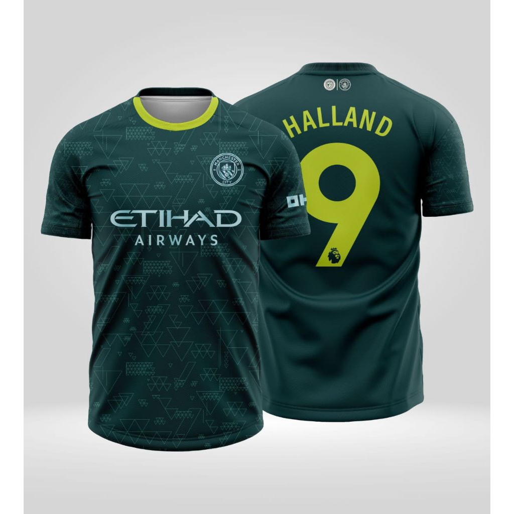 JERSEY C1TY FOURTH 4TH 25/26 ฉบับพิเศษ HAALAND ฟรีชื่อและหมายเลขด้านหลัง