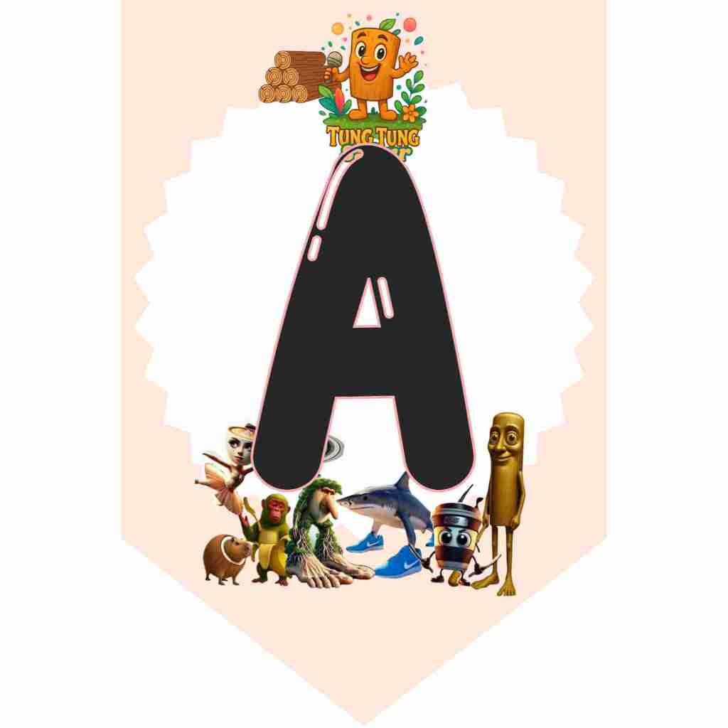 BUNTING FLAG / BANNER FLAG BIRTHDAY (SINGLE) CUSTOM ANOMALI CHARACTER