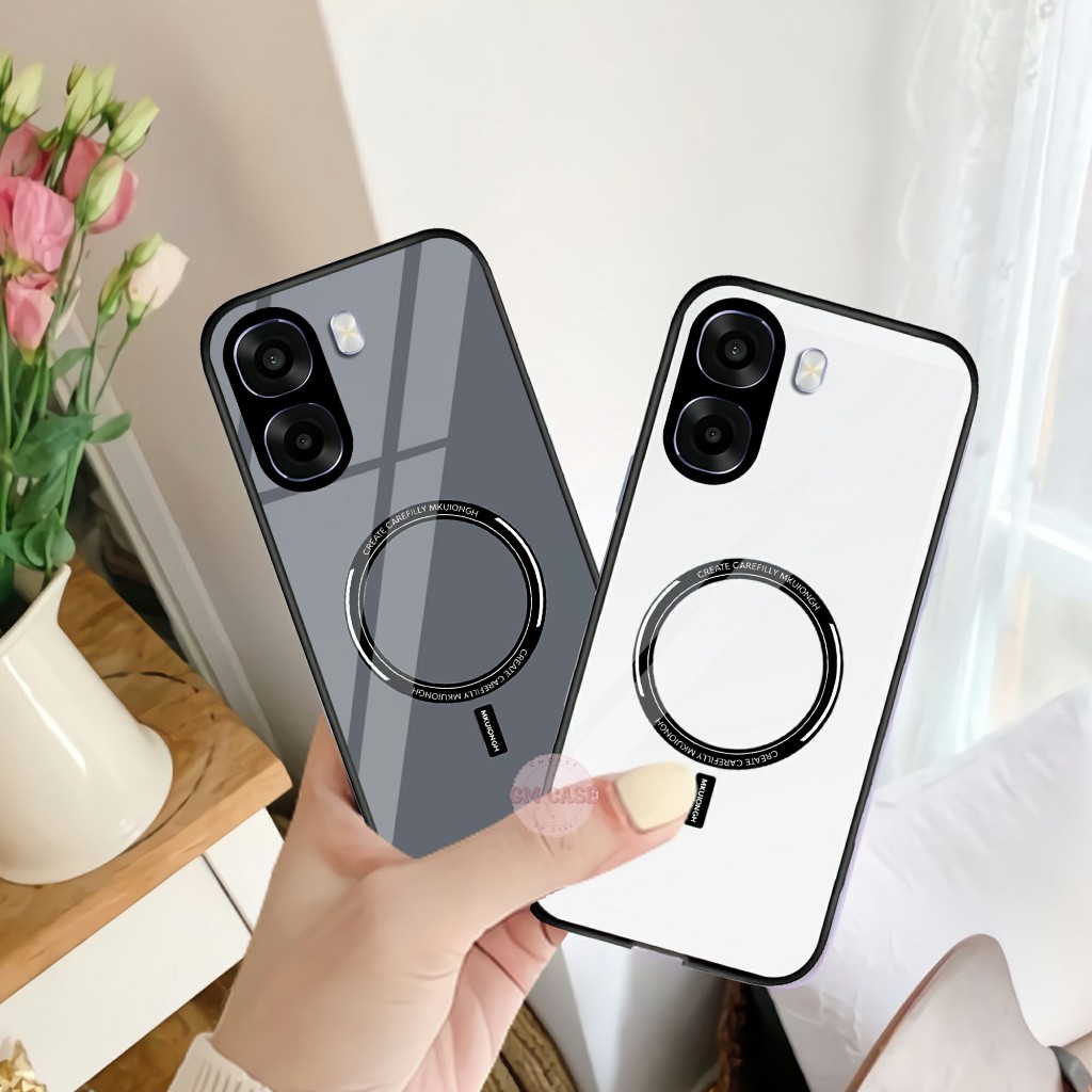 HP OPPO A6X 4G 5G Glass Softcase - OPPO A6X 4G 5G Phone Case Cool Motif Case - เคส OPPO (U 617)