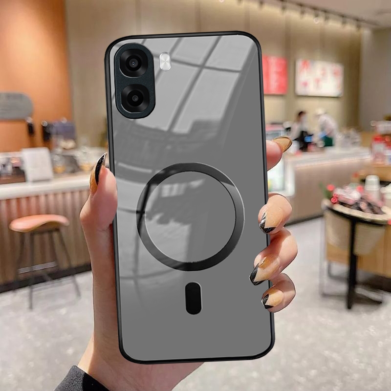 ล่าสุด Oppo A6X A6T Glossy Glass Softcase 2025 [SCK01] เคส Oppo A6T - เคส Oppo A6X - เคสโทรศัพท์ Opp