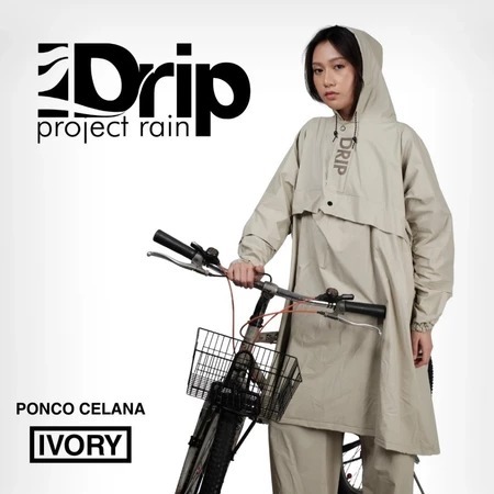 Drip Project Rain Sleeve Poncho เสื้อกันฝน | เสื้อกันฝนสุนทรียศาสตร์สมัยใหม่