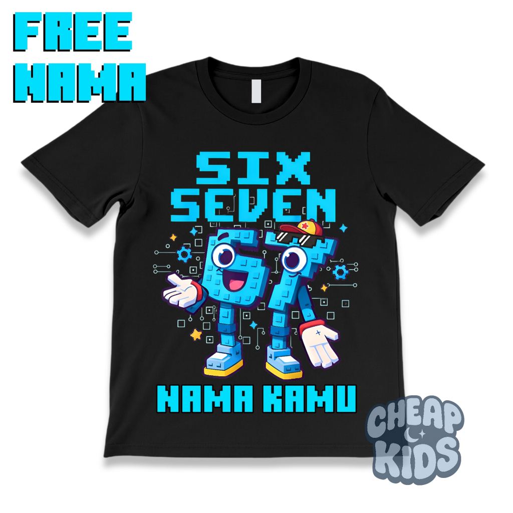 67 Steal A Brainrot เสื้อยืดเด็ก / 67 Steal A Brainrot เสื้อผ้าเด็กชื่อฟรี
